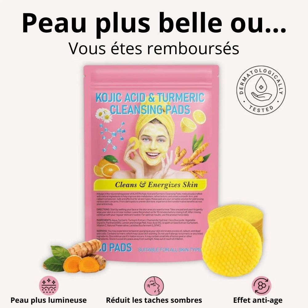 Pads BioBlean au curcuma 100% Naturel